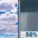 Sunday: Mostly Cloudy then Chance Rain Showers