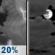 Tonight: Isolated Showers And Thunderstorms then Mostly Cloudy