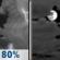 Monday Night: Showers And Thunderstorms then Mostly Cloudy