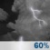Thursday Night: Showers and thunderstorms likely. Mostly cloudy, with a low around 70. Chance of precipitation is 60%. Thursday Night: Showers And Thunderstorms Likely