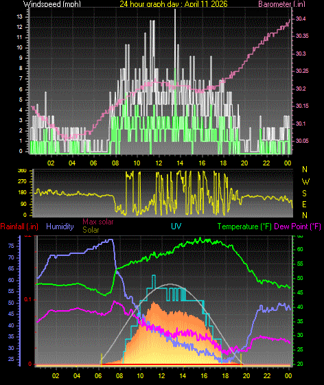 24 Hour Graph for Day 11